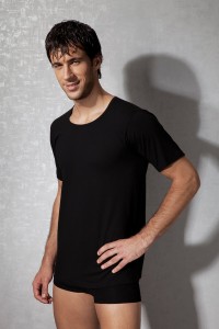 Чоловіча футболка Doreanse Cotton Basic арт. 2510-01 / Чорний /